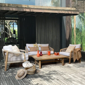 Ensemble De Jardin En Bois Dacacia Resistant Pour Exterieur Confort Et Detente 6