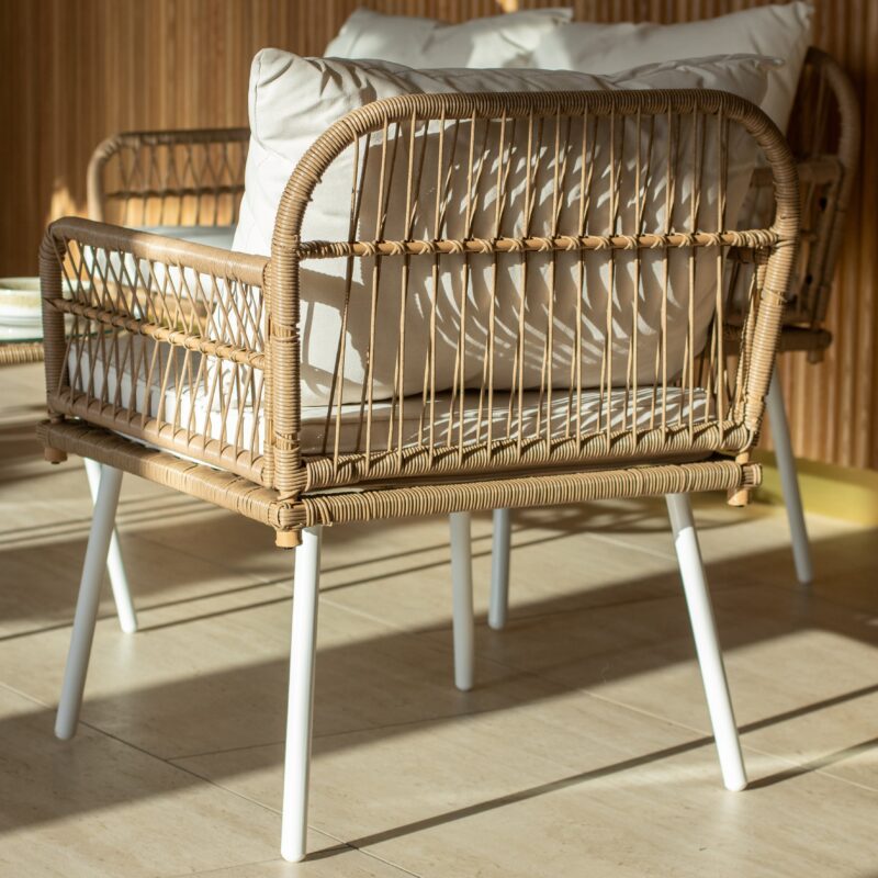 Ensemble De Jardin Resine Tressee Et Acier Pour Exterieur Salon Detente Et Repas 4 Scaled