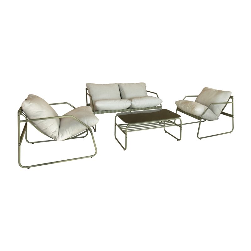 Ensemble De Jardin Vert En Acier Durable Pour Terrasse Balcon Et Jardin 5 Scaled