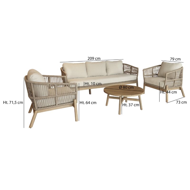 Salon De Jardin Bois Acacia 5 Places Ensemble Elegant Pour Exterieur Scaled