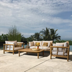 Salon De Jardin Bois Eucalyptus Ensemble Mobilier Exterieur Durable Et Elegant 7